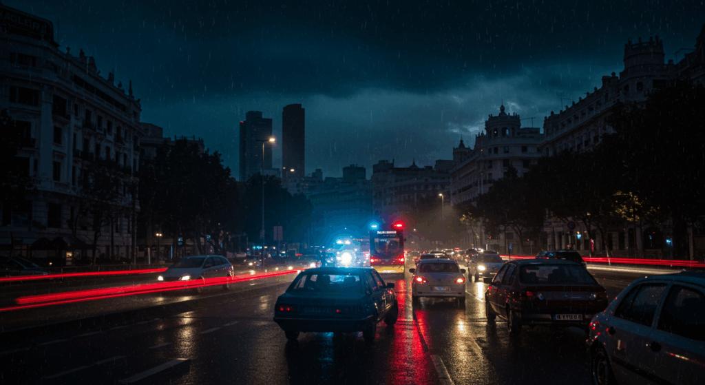 Europe power outage 2025 darkens Madrid streets
