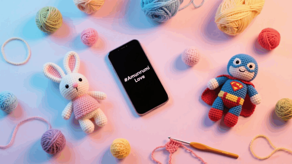 Social media-inspired amigurumi toys highlighting the 2025 boom