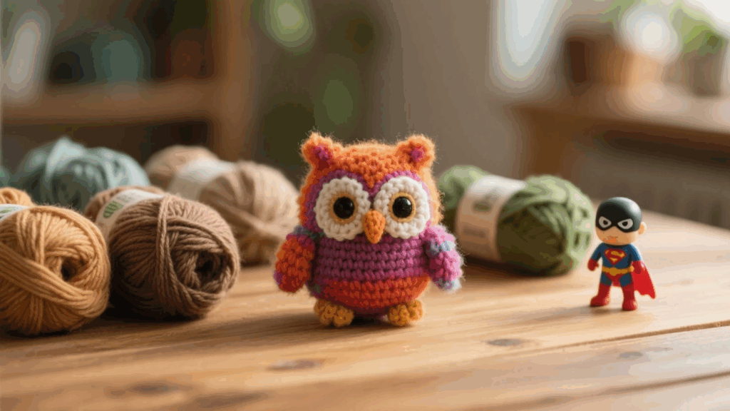 Eco-friendly and pop culture amigurumi toys reflecting 2025 trends
