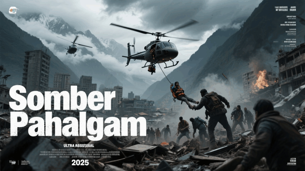 Helicopters evacuate victims in Pahalgam, sparking India Pakistan conflict 2025.