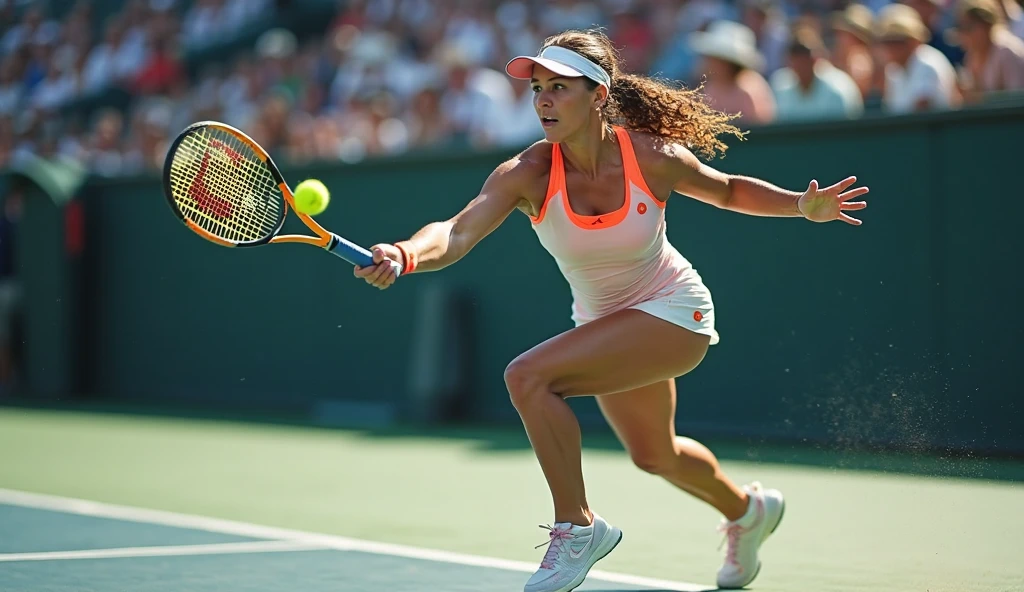 Sabalenka’s powerful shot for playing style.
