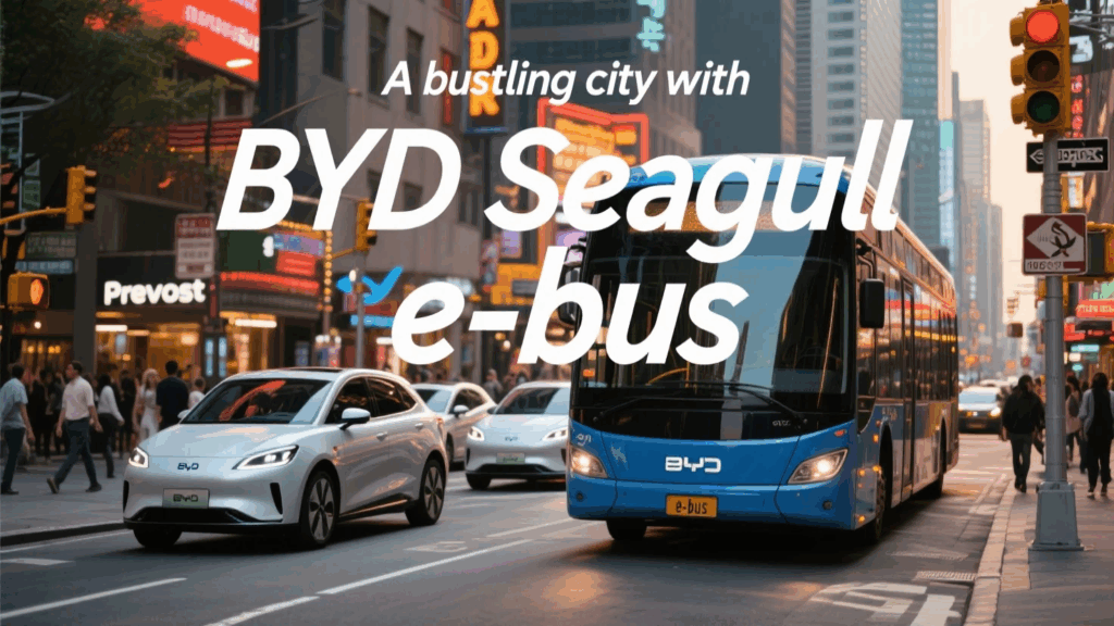 City with electric vehicles in 2025.