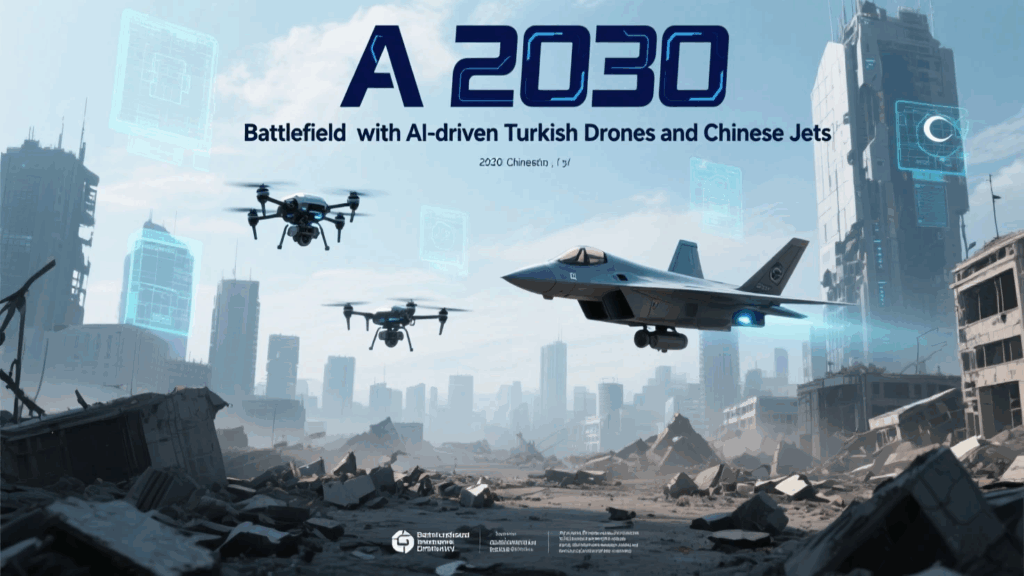 AI-driven drones for future warfare trends.