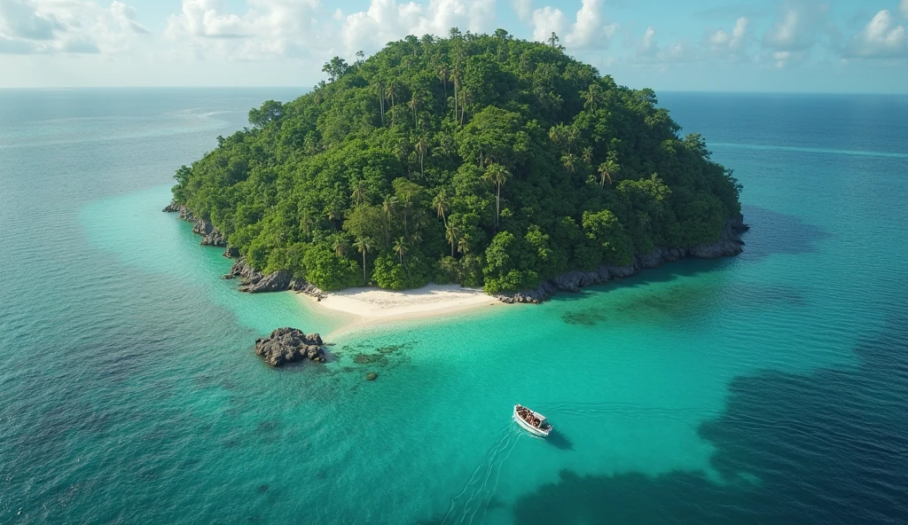 North Sentinel Island in India, a dangerous place with the isolated Sentinelese tribe.