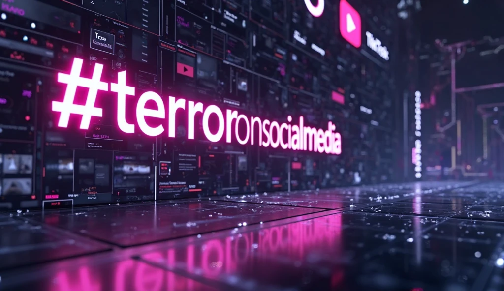 AI moderation dashboard targeting terror content, a proposed solution for social media platforms.