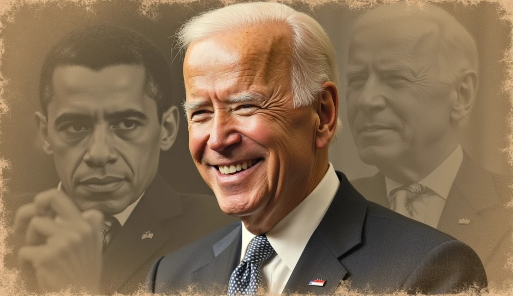 Joe Biden with Barack Obama during the Cancer Moonshot, connecting his past to his current cancer battle.
