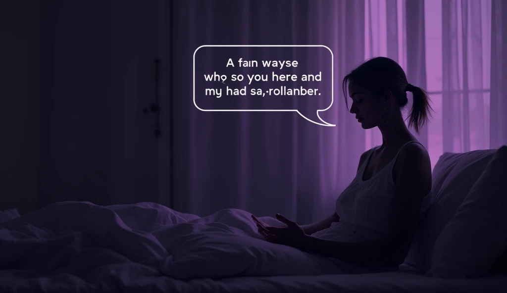 Woman receiving comfort from her AI companion, reflecting the emotional impact of the AI companions trend.