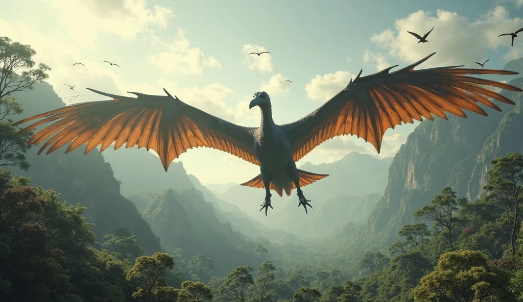 Quetzalcoatlus pterosaur soaring, embodying unbelievable creatures with its massive wingspan and awe-inspiring flight.

