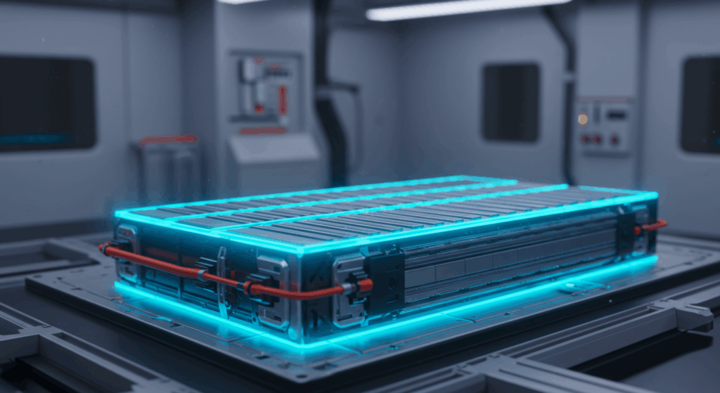 Tesla battery for EV innovations.