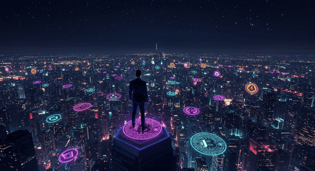 crypto skyscraper for altcoin rally future.