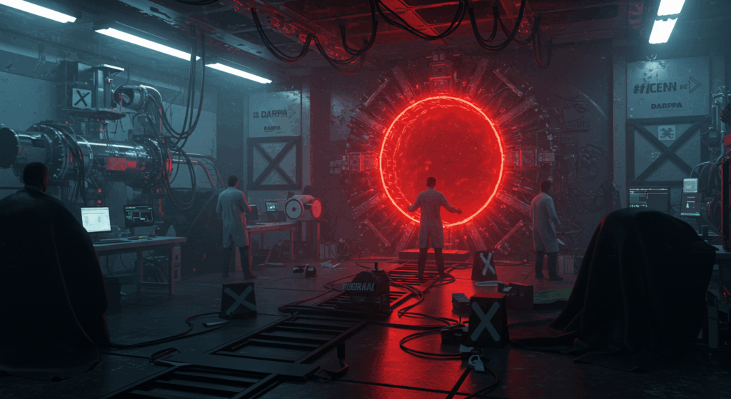 Secret lab for conspiracy theories section.