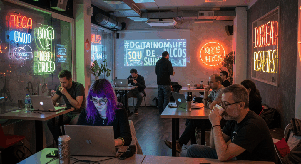 Lisbon coworking space for digital nomads, part of 2025’s remote work boom.