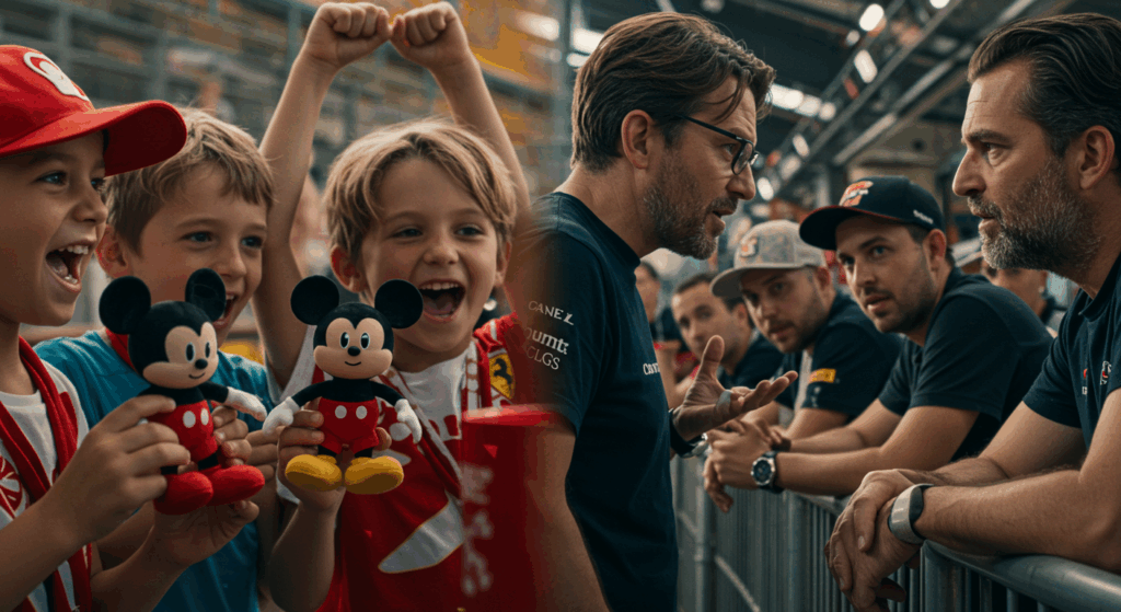 fans reacting to Disney and Formula 1 for f1 disney collaboration.