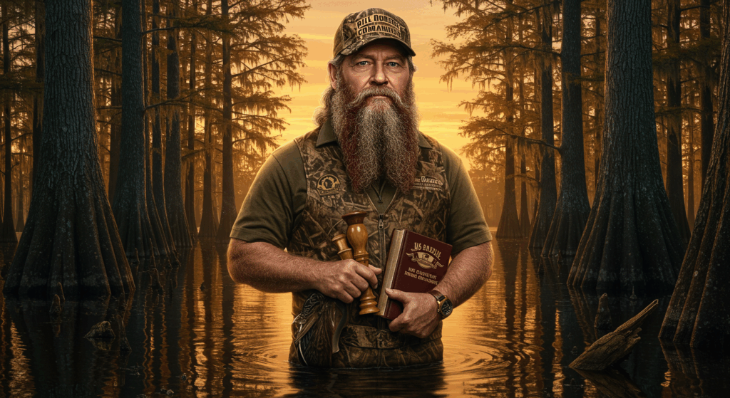 Phil Robertson in swamp for Phil Robertson death and Duck Dynasty.