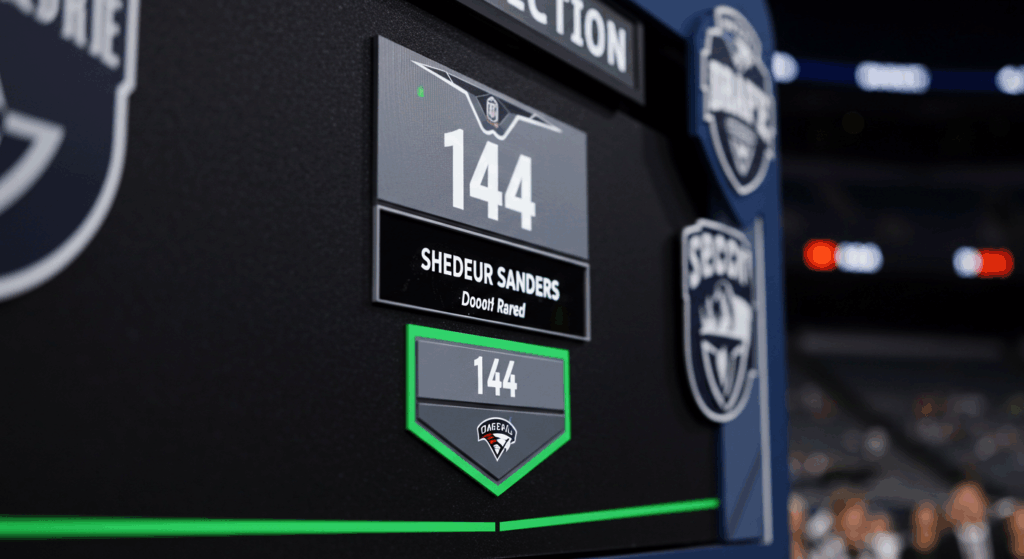 Shedeur Sanders 5th-round pick in NFL draft