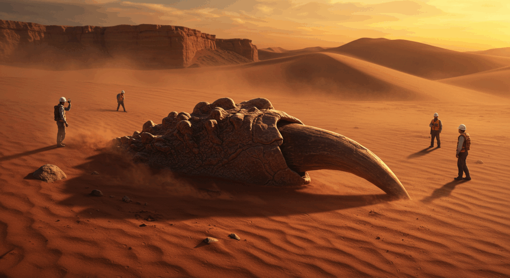 Dinosaur fossils 2025 unearth giant claws in Gobi