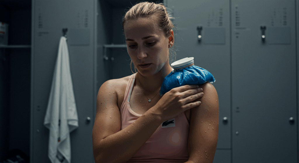 Sabalenka recovering from injury 2025.