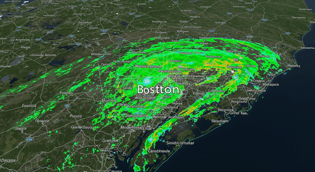 Boston weather radar tracks 2025 storms