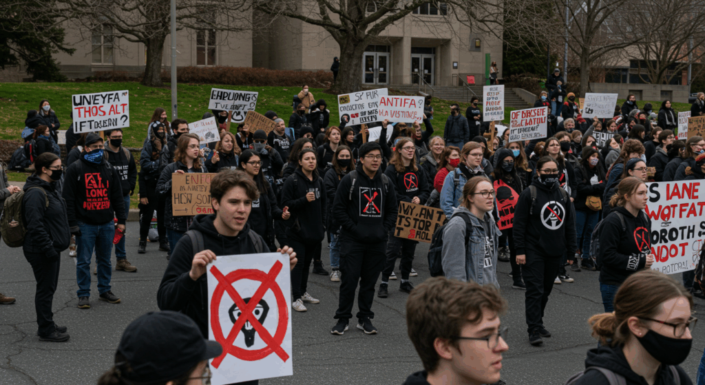 Washington Antifa 2025 Protests