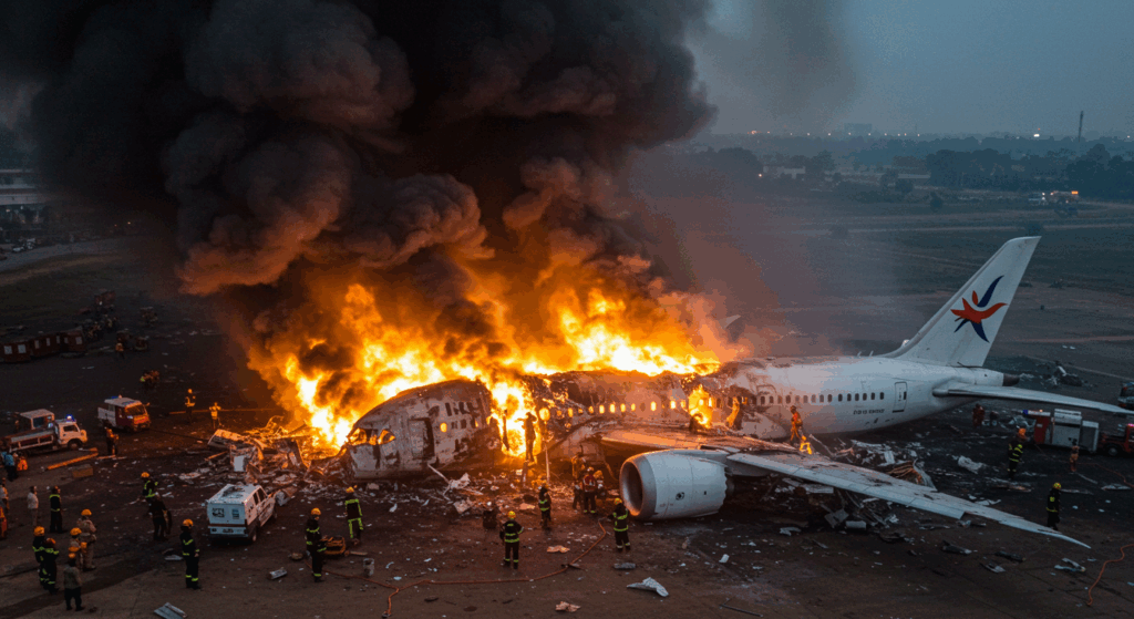 India plane crash 2025 Ahmedabad on NovexaHub