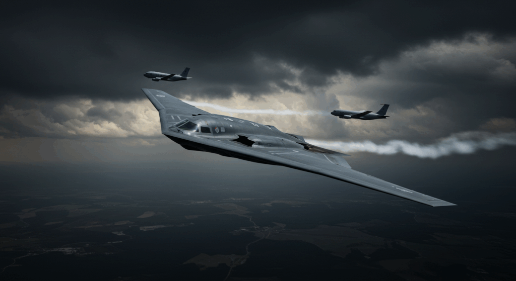 B-2 stealth bomber 2025 takeoff from Whiteman AFB